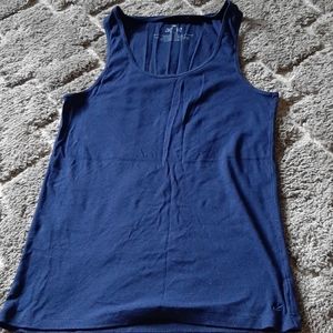 Aerie Navy ribbed tank